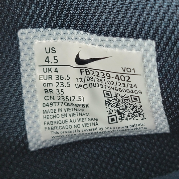 Nike LeBron Witness 8 Armory Navy Green Frost Shoes Mens Size 4.5 FB2239-402 New - Picture 4 of 11